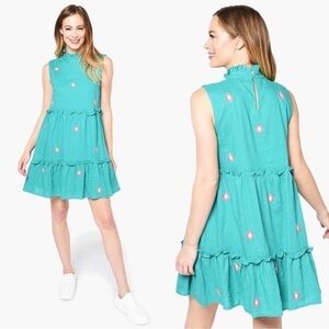 NWT J. Marie The Evelyn linen blend Dress Medium